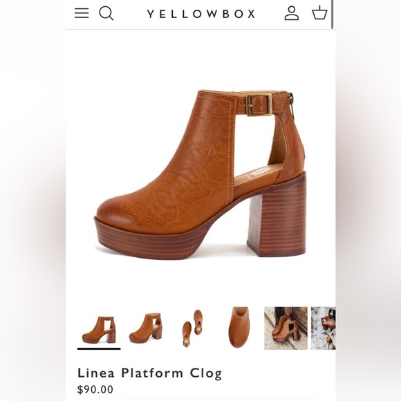 Yellow Box Linea Women's Tan Ankle Boots - Picture 4 of 6